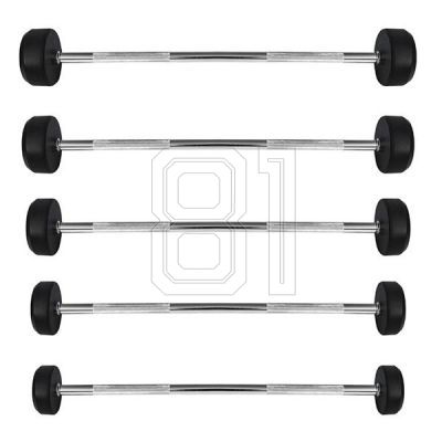 Gummierte Festhantel/Stange HMS 40 kg GSG-40 