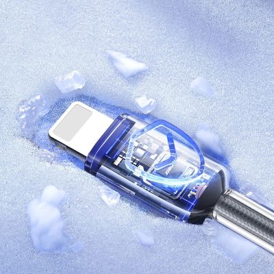 13. Joyroom S-A42 Crystal-Clear Series 30W USB-C – Lightning Kabel 1,2 m – Schwarz
