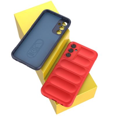 11. Magic Shield Case für Samsung Galaxy A24 4G flexible Panzerhülle rot