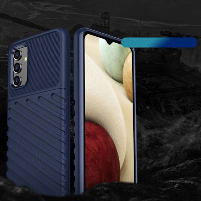 2. Thunder Case Flexibel Robuste Panzer Handyhülle TPU Schutzhülle für Samsung Galaxy A13 5G blau