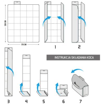 21. Meteor Picknickdecke 180x200 cm 77109