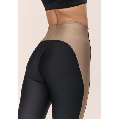 5. CASALL Damen Shaped Block High Waist Leggings, Schwarz, Trainingsleggings