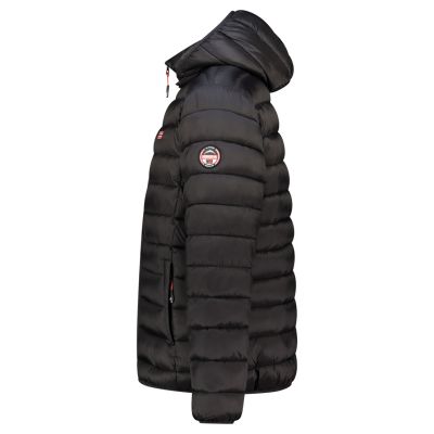 5. Herrenjacke Geographical Norway AMIGO HOOD BLACK DB MEN 096 (WA1455H/GN-BLACK)