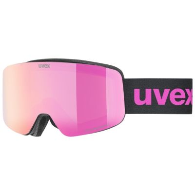 Uvex pwdr FM Wintersportbrille Schwarz Unisex Pinke sphärische Linse