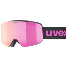 Uvex pwdr FM Wintersportbrille Schwarz Unisex Pinke sphärische Linse