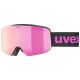Uvex pwdr FM Wintersportbrille Schwarz Unisex Pinke sphärische Linse