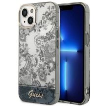 Guess GUHCP14MHGPLHG iPhone 14 Plus 6,7 "Grau / Graue Hartschalen-Porzellankollektion