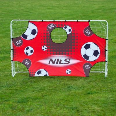 7. Tor mit Netz und Zieltafel Nils BR240P 2in1 240x150cm 10-10-821