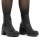 6. Damen-Chelsea-Boots mit Blockabsatz, gefüttert, schwarz, Rieker 58081-00