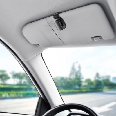 16. Baseus Platin Fahrzeug Brillen clip Nabenklemmung schwarz (ACYJN-B01)