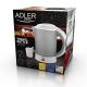 11. Adler AD 1268 Wasserkocher (600 W, 0,6 l; weiß)