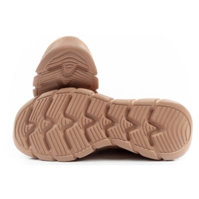18. Skechers Damen Winterstiefel Isolierte Lederstiefeletten Braun