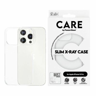 CARE by PanzerGlass Slim X-Ray Case für iPhone 15 Pro – transparent