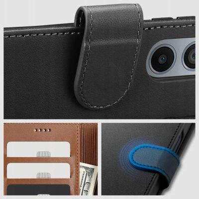 4. Tech-Protect Wallet Case für Samsung Galaxy XCover 7 – Schwarz