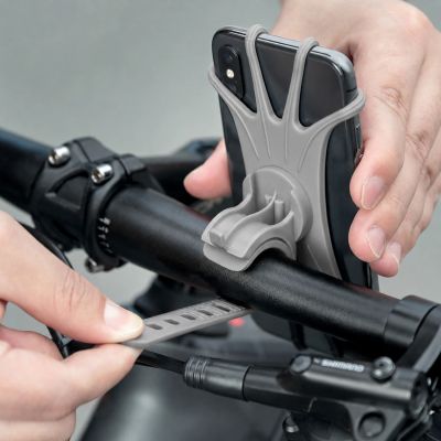 3. Rockbros LF436 Lenkerklemm-Handyhalterung – Grau