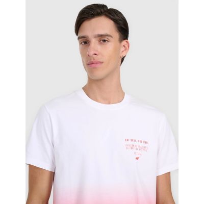 3. Herren-T-Shirt mit Aufdruck, regulär, Größe 4F 4FRAW25TTSHM3226-62S