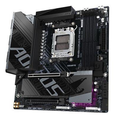 4. GIGABYTE B840M AORUS ELITE WIFI6E AMD B840 AM5 Micro-ATX-Motherboard (537899)