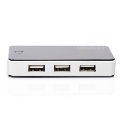 8. Hub DIGITUS DA-70222 (7x USB 2.0; schwarz)