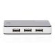8. Hub DIGITUS DA-70222 (7x USB 2.0; schwarz)
