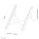 18. Neomounts by Newstar NSLS010 Notebookständer 43,2 cm (17") Notebookständer Silber