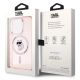 8. Karl Lagerfeld IML Choupette MagSafe Hülle für iPhone 15 Pro – Rosa