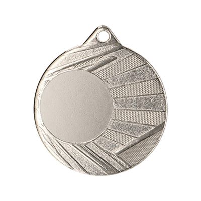 3. Silbermedaille mit Platz für einen Aufkleber, Durchmesser 50 mm