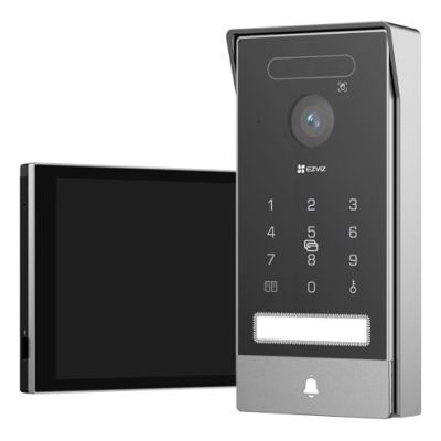 EZVIZ HP7 PRO 4K Video-Türklingel 20,3 cm (8") Schwarz, Grau
