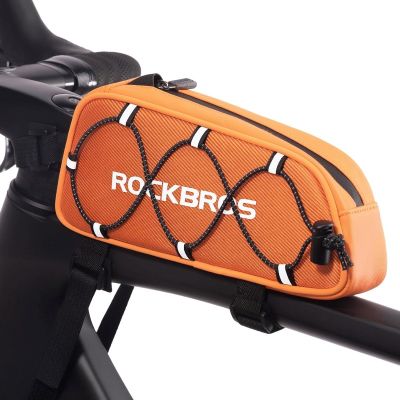 2. Rockbros Fahrradrahmentasche orange 0,9 l
