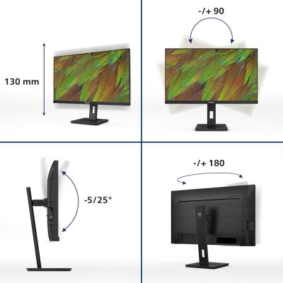 3. Philips Monitor 68,5 cm (27,0") 27B1U3900 16:9 2x HDMI+DP+USB-C Lift
