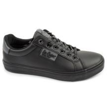Lee Cooper Herren-Sportschuhe, modische Sneaker in Schwarz, bequem