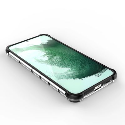 11. Wabenhülle für Samsung Galaxy S23+ gepanzerte Hybridhülle schwarz