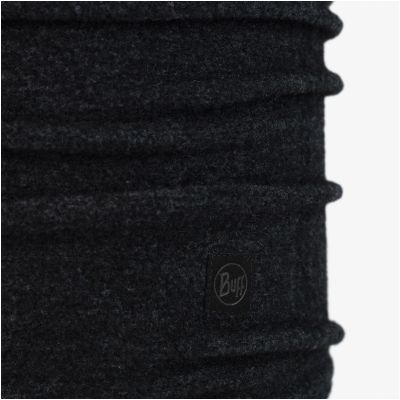 3. Buff Merino Fleece Schlauchschal – black