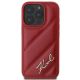 3. Karl Lagerfeld Quilted Signature Hülle für iPhone 16 Pro – Rot
