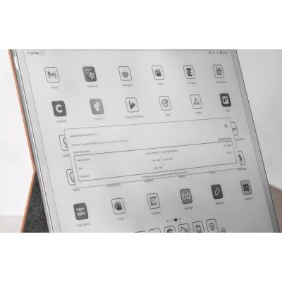 9. Onyx Note Max/Tab XC braune magnetische Hülle mit Tastatur