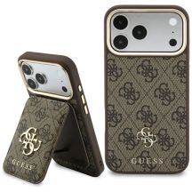 Guess 4G Magsafe-Hülle mit Portemonnaie für iPhone 18 Pro Max / 17 Pro Max – braun