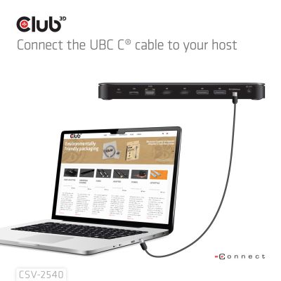 7. NB ACC 14IN1/USB-C 150W Dockingstation CSV-2540 CLUB3D