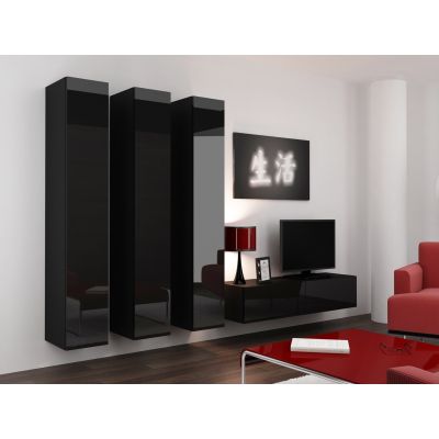 7. TV-Schrank VIGO '140' 30/140/40 schwarz/schwarz