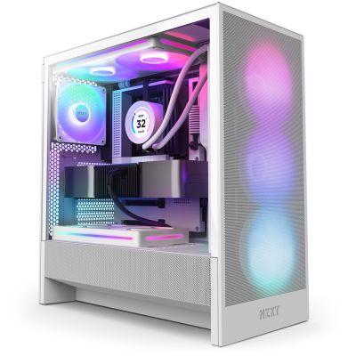 11. NZXT H5 Flow RGB Midi-Tower Weiß