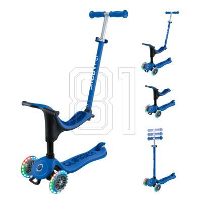 Roller mit Sitz GO•UP SPORTY LIGHTS (452-600-4 S)