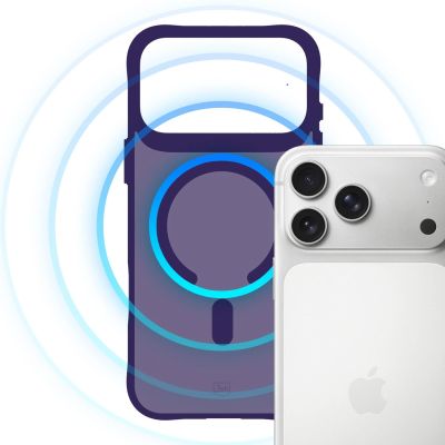 55. 3mk Smoke MagCase für iPhone 17 Pro Max – Lila-Transparent