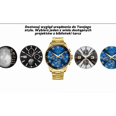 15. GRAVITY GT16-2 Schwarze Herren-Smartwatch mit schwarzem Armband