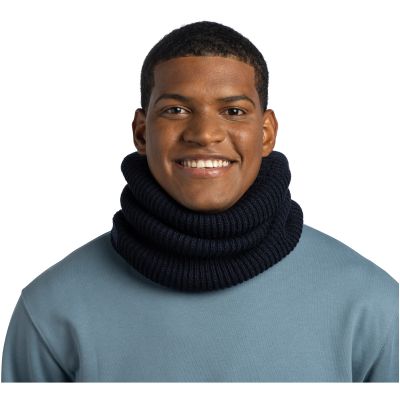 3. Halswärmer Buff Rutger Neckwarmer – Navy, Größe: M