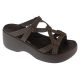 Crocs Brooklyn Knot Sky Sandale W 212011-206 Braun 36/37