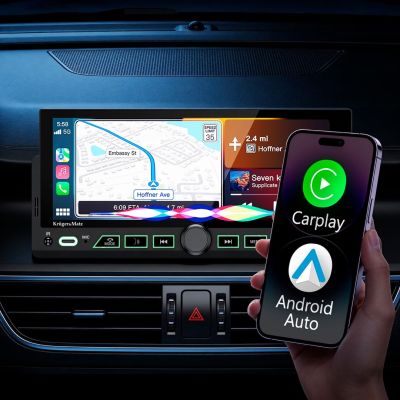 15. KRUGER&MATZ Autoradio KM2017 CarPlay/Android Auto 1DIN