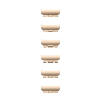 3. Zusätzliche Stahlglieder für Apple Watch 46 mm Gold
