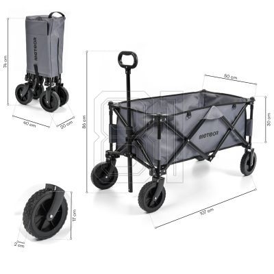 22. Meteor 16906 faltbarer Transportwagen