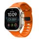 Tech-Protect Silikonarmband für Apple Watch 44 / 45 / 46 / 49 mm – Orange