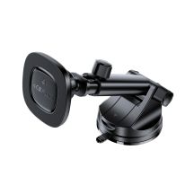 Acefast D47 Magnetische Armaturenbretthalterung mit kabellosem Ladegerät - Schwarz