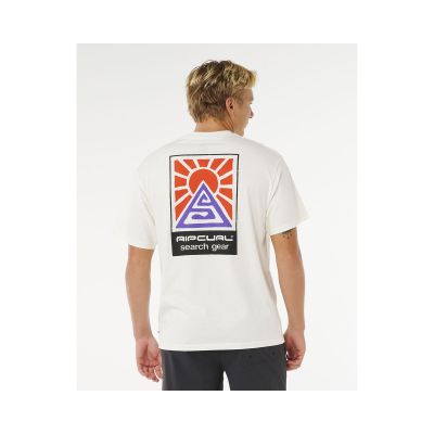 3. RIP CURL Search Dawn Tee Herren Weiß