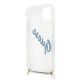 6. Guess GUHCP12SCRTVSBL iPhone 12 mini 5.4" blau/blau Hardcase Script Vintage